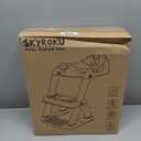 Potty Training Seat, SKYROKU Upgrade Toddler Toilet Seat for Kids Boys Girls, 2 in 1 Potty Training Toilet, Splash Guard Anti-Slip Pad Step Stool,New Sector-Shape Stabilized Base (8899+Grey)