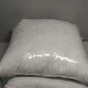 Feather Down Throw Pillow Inserts 18 x 18, Set of 2, 100% Organic Cotton Shell, Soft Decorative Square Pillows Insert for Living Room Sofa, Couch, or Bed (White)