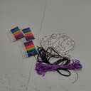 Motipuns 36 Pcs Paper Halloween Coloring Craft Kit with 36 Watercolor Pen and Ribbons Halloween Ornaments DIY Pumpkin Ghost Cutouts Color Your Own Crafts for Painting Party Home Classroom Art Project