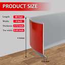 Vinyl Wall Base Baseboard Molding Trim 4" Flexible Self Adhesive Rubber Wall Base Moulding Trim Peel and Stick Design, 4 Inch x 40 Feet, Gray