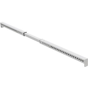 Adjustable Window Security Bar, Child Safety Patio Sliding Door Lock, Sturdy Steel, Extends from 16 3/4" to 44"
