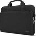 DOMISO 17 inch Laptop Sleeve Protective Case Cover Compatible with 17-17.3 inch HP Dell ASUS Lenovo Chromebook,Waterproof Computer Cases Bag with Handle,Black