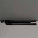 Black Tension Curtain Rod 28 to 48 Inch Spring Rod No Drilling Adjustable Shower Curtain Rod for Windows, Bathrooms, Closet, Kitchen