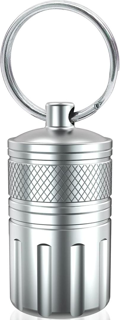 Pill Crusher & Cases, Medicine to Fine Powder, Stainless Steel Crushes Pills, Waterproof (Vitamin Crusher)