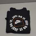 Nike Mens Sportswear Club T-Shirt (Just Do It Circle) (Large, Black)
