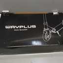 WAYPLUS KS1 Kick Scooter for Ages 6+,Kid, Teens & Adults. Max Load 240 LBS. Foldable, Lightweight, 8IN Big Wheels for Kids, Teen and Adults, 4 Adjustable Levels. Bearing ABEC9 FED Fitness