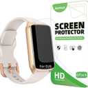 Screen Protector Compatible for Amzhero Fitness Tracker 1.47" (6 Pack) HD Clear TPU Film, Compatible for Runfit D26 Fitness Watch