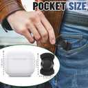 Valentines Day Gifts for Him, 3-in-1 Fidget Spinner Toy for Adult Metal Slider Clicker Spinner Magnetic for Office Desk Toy Stress Anxiety Relief ADHD Autism Magnet EDC Cool Gadget Gifts for Teen Boys (Black)