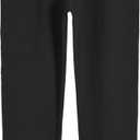 Weintee Women's Cotton Sweatpants with Pockets (Medium Petite, Black)