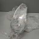 3514 Sesgo Small Twisted Bowl, Silver Decor, Modern Home Decor, Serving Bowl, Serving Platter, Fruit Bowl, Coffee Table, Table Centerpieces, Room Decor Aesthetic 12" L x 5.25" W x 5" H