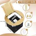 1 Pcs Recessed Floor Outlet 4. 72" x 4. 72" x 3. 94" 2-Gang with 4. 8a USB Chargers 20 Amp Floor Receptacles Round Hidden Outlet Kit Electrical Waterproof Box, Etl Listed (Brushed Gold)