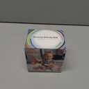 Sensory Activity Board Upgraded- 3D Sensory Activity Ball,Stress Relief Toy,Silicone Fidget Toy for Stress Relief,Anxiety,Autism,ADHD,Kids 3+ & Adults,with Travel Storage Bag & 16 Strings(Matte White)