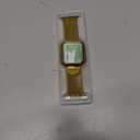 Vigamen Waterproof Magnetic Band and Case Compatible with Apple Watch Band 44mm for Women Men,Adjustable Stainless Steel Milanese Loop Replacement Strap for iWatch Series 6 5 4 SE SE 3,Gold