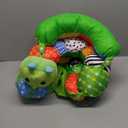ARANEE 2-in-1 Tummy Time Mat & Seated Support Pillow Baby Toys 6-12 Months, Baby Tummy Time Toys Sit Me Up Floor Seat for Newborns and Older Babies, with Detachable Support Pillow and Toys (Green)