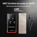 ThermoMaven Smart Bluetooth Wireless Meat Thermometer: Standalone Base, WiFi Unlimited Range, 6 Sensors with NIST Certified Accuracy, 2 Probes for Kitchen, BBQ, Grill, Oven, Smoker, Rotisserie