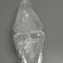 YOIYINI 50Pcs Cake Slice Containers,Disposable Pie Slice Boxes for 6-8 Diameter Cake or Pie Slices,Individual Cheesecake Containers,Plastic Boxes for Take Out Packaging, Bakery