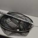 Large Fishing Net Saltwater Rubber Fishing Net Kayak Fishing Landing Net with Telescoping Handle Freshwater Fish Nets with Long Handle Extends 90-120inch