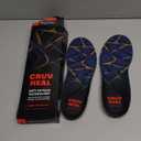 CRUVHEAL Work Orthotic Insoles - Anti Fatigue Medium Arch Support Shoe Insert Men Women - Plantar Fasciitis Flat Feet - Relieve Foot Pain - Work Boot Insoles Standing All Day (XL, Blue)