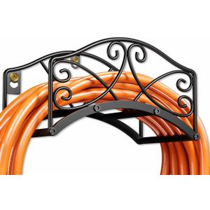 GREENER Wall Mount Hose Hanger, Garden Hose Holder, Heavy Duty Water Hose Holder, Resistant Solid Metal Hose Rack, Hose Storage Hanging Holder for Outside and IndoorButterfly
