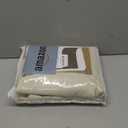 Beige Cream Blackout Curtains for Bedroom Room Darkening Curtains for Living Room Energy Efficient Noise Reducing Thermal Insulated Drapes 2 Panels, 52 x 84 Inches