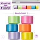 Mr. Pen- Satin Ribbon, 6 Rolls, 1 Inch, 5 Yards/Roll, Colorful Satin Ribbon 1 Inch