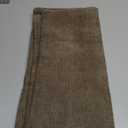 Brown Chenille Decorative Couch Throw Pillow Covers, Soft Cushion Cases for Home Livingroom Sofa Décor, Pack of 2, 17 x 17 Inches