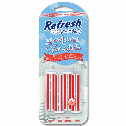 2 x Refresh Auto Vent Sticks Winter Berries
