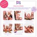 HOUSE OF PARTY 40'' Gold Foil Balloons for Party Decor,Rose Gold