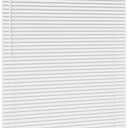 Cordless Aluminum Mini Blind - 18" W x 48" L - White, Premium Duty 1 Inch Metal Slats, Over 400 Custom Sizes Starting at 19.97, Durable, Waterproof Window Shades by Lumino