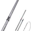 1.25 Inch Stainless Steel Vacuum Extension Wand Compatible with Vacuums using 1 1/4 Inch (1.25in) 32mm Accessories - 1 1/4 Vacuum Extension Tube for Shop Vac (Stainless Steel Extension Wand)