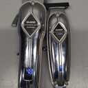 GLAKER Hair Clippers for Men Professional - Cordless Clippers and Trimmers Set, Complete Barber Kit for Hair Trimming & Beard Grooming, Mens Haircutting Kits for Blending & Fade Cuts (Silver)