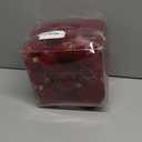 Senjie 36 PCS Velvet Ornaments Balls Sets for Christmas Tree Red Flocked Christmas Balls Assortment for Xmas Tree Holiday Decor