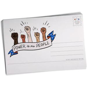 Sugartown Greetings Power to the People Political Vote Postcards 100 Pack