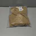 Dokotoo Womens 2025 Summer Casual Button Up Short Sleeve Drawstring Waist Shorts Jumpsuits Striped Rompers with Pockets (Brown, L)