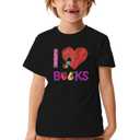 Toddler Kids Boys Girls Shirt Short Sleeve Holiday Tee Xmas Gift Tops Reindeer Merry Christmas T-Shirts (Black)