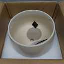 LE TAUCI Ceramic Planter, 10 Inch Plant Pot with Drainage Hole & Saucer  Durable Indoor Planter for Modern Home Decor, Reactive Glaze Beige