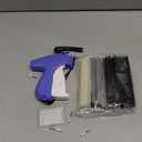 Quick Clothing Fixer, Speedy Clothing Fixer, Quick Clothing Fixer Gun, Consulbe for Sewing Machine,Comes with 6 Needles+8mm Plastic Needles, 500 White Needles, 500 Black Needles Set (Purple)