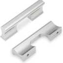 10 Pack 3 Inch Brushed Satin Nickel Kitchen Cabinet Handles Cabinet Pulls Sliver Drawer Pulls Kitchen Cabinet Hardware Handles Dresser Handles (3'' Hole Center(76mm))
