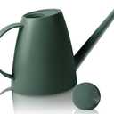 Watering Can for Indoor Outdoor Plants, Modern Small Watering Cans with Removable Nozzle, Long Spout Watering Can for Indoor Bonsai Plants Garden Flowers 1/2 Gallon 1.8L 60OZ, Dark Green