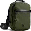tomtoc Aviator-T37 X-Pac Travel Crossbody RFID Blocking Bag, Holds 4-6 Passports with Anti-theft Lockable Zippers, Multiple Pockets for Cards & Documents Organizer for Daily Use, X-pac Green