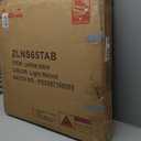 NSdirect Round Coffee Table, 25.6" Small Coffee Table for Living Room,2-Tier Rustic Wood Desktop with Storage Shelf Modern Design Home Furniture(Light Walnut)