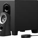 Logitech Z313 2.1 Multimedia Speaker System with Subwoofer, Full Range Audio, 50 Watts Peak Power, Strong Bass, 3.5mm Audio Inputs, PC/PS4/Xbox/TV/Smartphone/Tablet/Music Player - Black