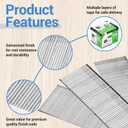 meite 16 Gauge Finish Nails 2-1/2 Inch Galvanized Straight Finishing Nails for Finish Nailer on Woodworking, Upholstery and Framing Projects, 1 Box/2,500PCS