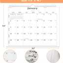 5 x Lbylyhxc Calendar 2025-2026 - Includes July 2025 to December 2026-18 Monthly Wall Calendar 2026, 14.7 x 11.5 Inches.Thick Paper with Julian Dates and Block for New Year and Christmas Presents (wall calendar 2025-2026 simplicity)