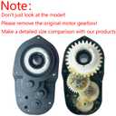 24 Volt RS555 35000RPM High Torque Power Wheels Motor Gearbox Upgrade Suitable for Realtree 24v UTV Parts/Dynacraft Disney/Batman Quad Parts/Dune Racer Motor,18V