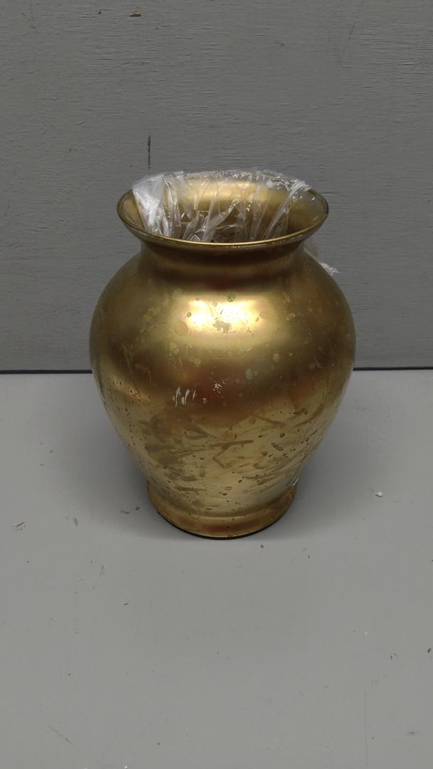 Ceramic Golden Vase