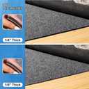 Non-Slip Rug Pads 1/4 Thick, 7x9Ft Waterproof Rugs Non Skid Rug Pad for All Floors and Finishes Durable Hardwood Floor Protective Felt Keeps Rugs in Place, Safe and Secure