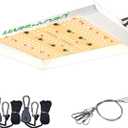 MARS HYDRO TS600 100W LED Grow Light for Beginners, New Diodes Layout Full Spectrum Growing Lamps for Indoor Plants Hydroponic Seed Starting Vegetables Bloom in 2x2 Grow Tent (2x2 100w)