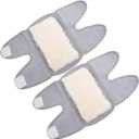 ARTIBETTER 2Pcs Thicken Wool Knee Warmers Thermal Knee Pads Support Sleeves for Sports Cycling Running Pain Relief Xl