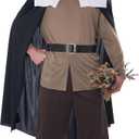 California Costumes Men Mayflower Pilgrim Man (Large, Brown/Black)